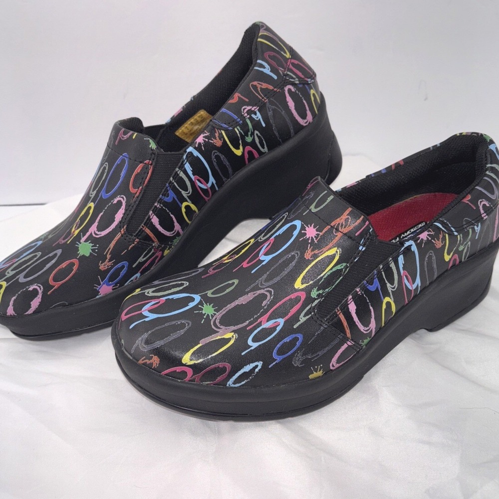 Skechers Relaxed Fit M Foam Work Clog Women's 9 Slip Resistant Multi Color‎ NWOB